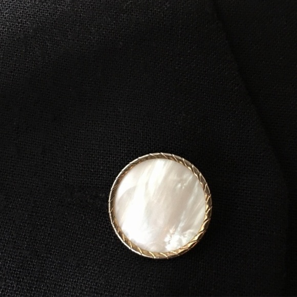 Vintage 60s 70s dress Union label sz M/L Henry Lee blazer black VTG 1970s retro - Picture 5 of 16